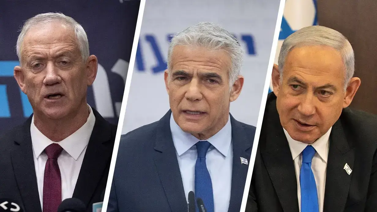 בני גנץ | יאיר לפיד | בנימין נתניהו בני גנץ | יאיר לפיד | בנימין נתניהו