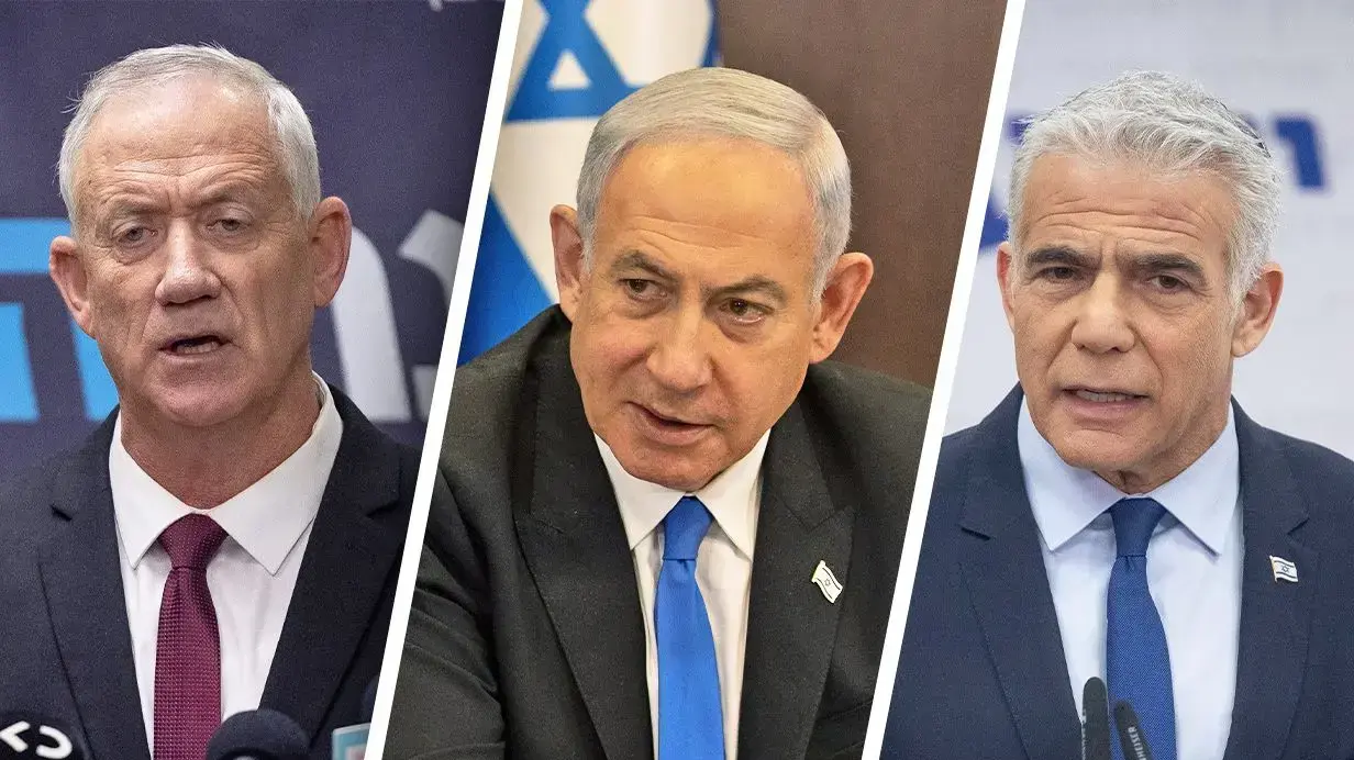 בני גנץ | יאיר לפיד | בנימין נתניהו בני גנץ | יאיר לפיד | בנימין נתניהו