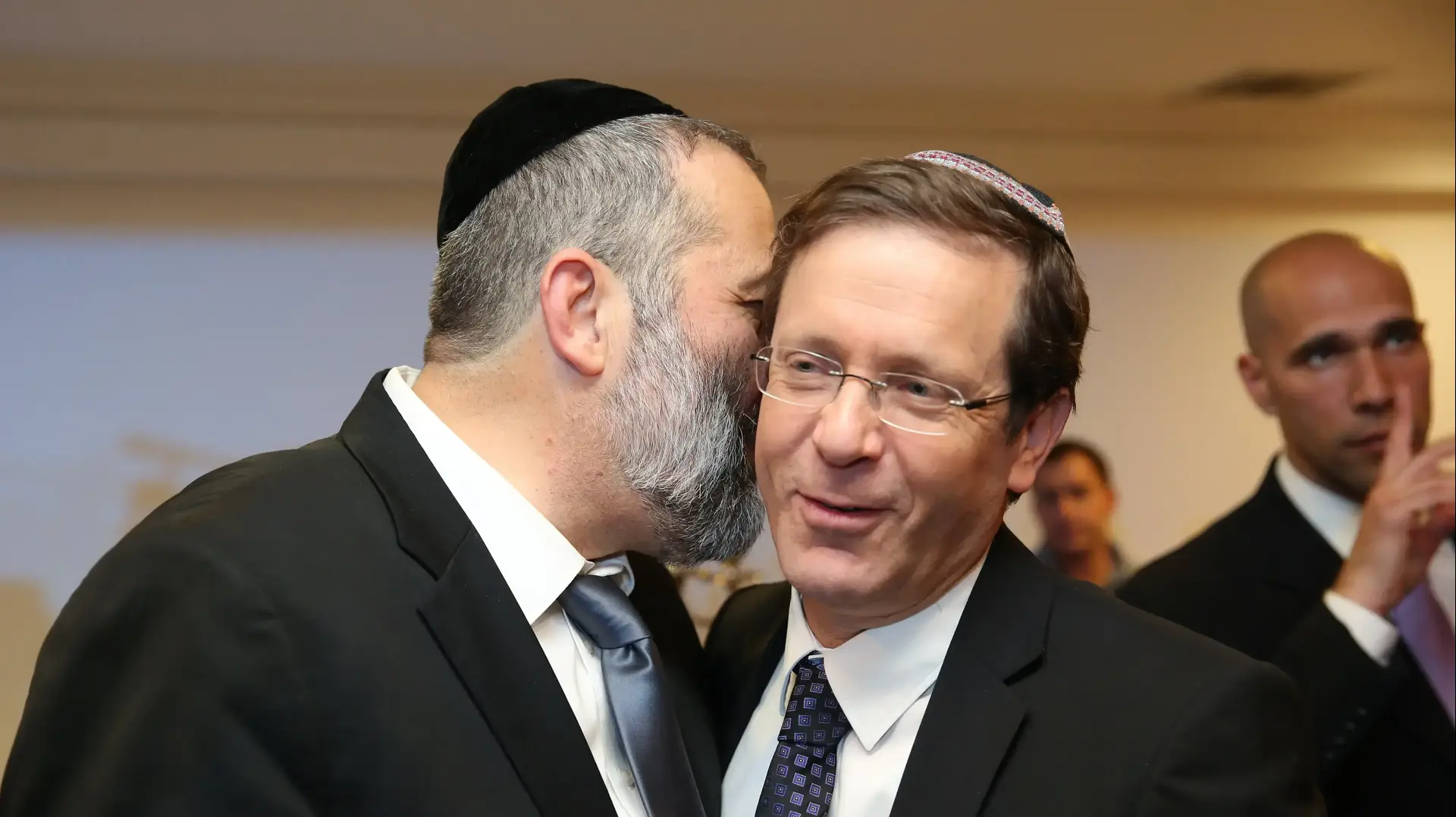 יצחק הרצוג ואריה דרעי יצחק הרצוג ואריה דרעי