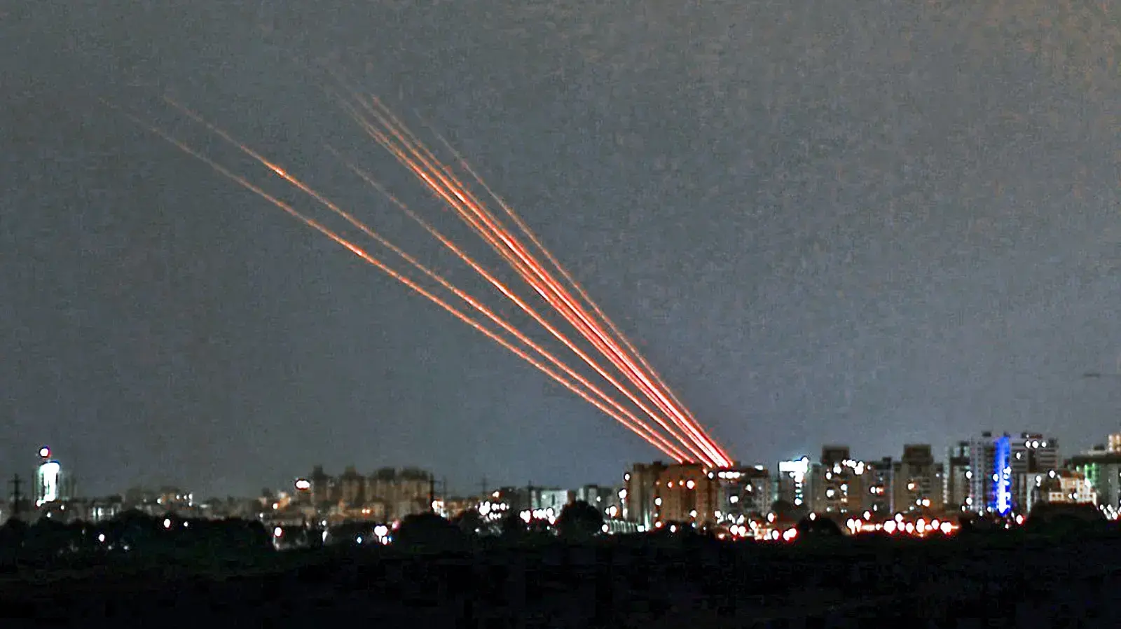 יירוט רקטות מרצועת עזה לעבר ישראל