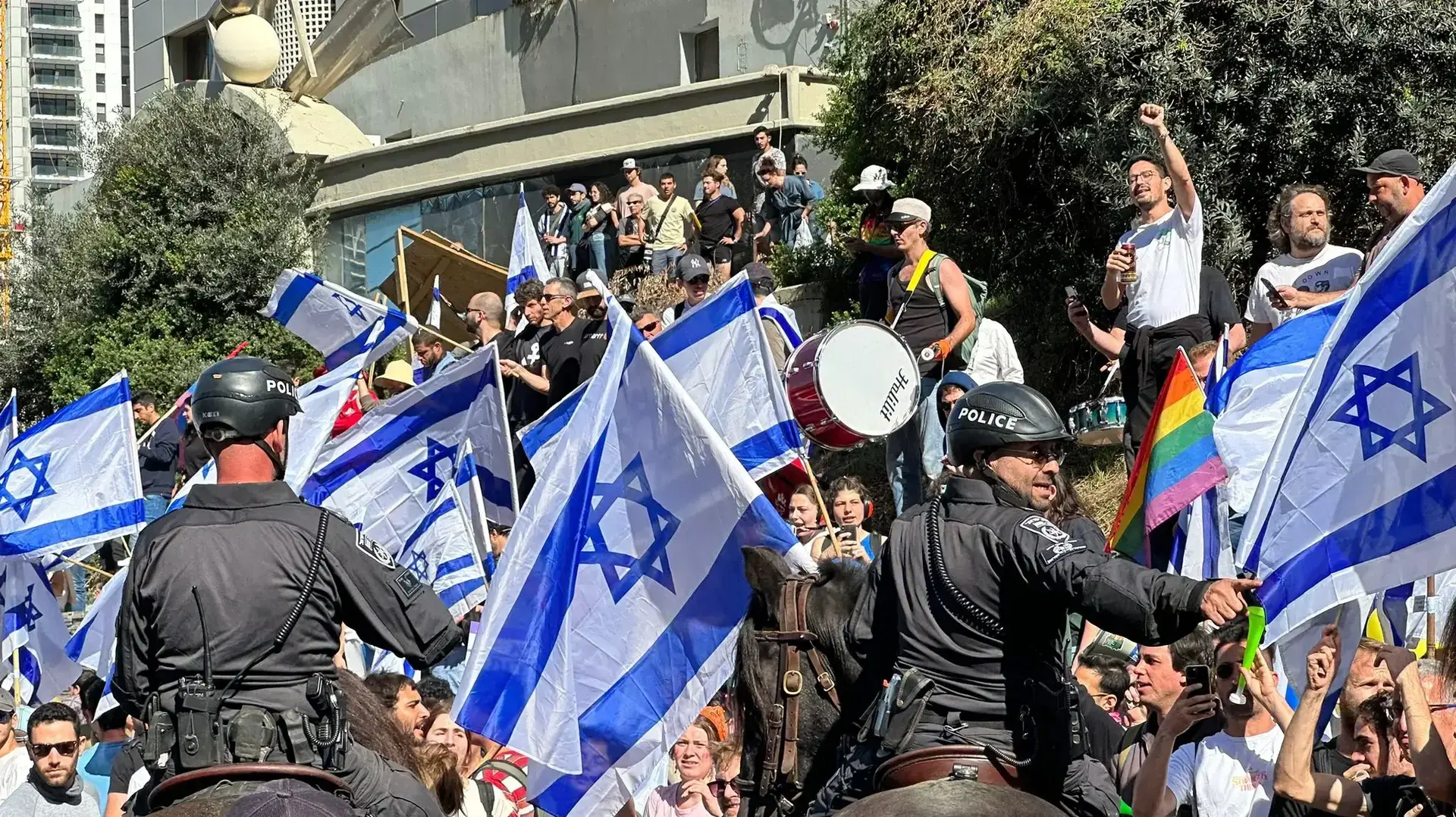מהומות באיילון בהפגנה נגד המהפכה המשפטית. 9 במרץ 2023 מהומות באיילון בהפגנה נגד המהפכה המשפטית. 9 במרץ 2023