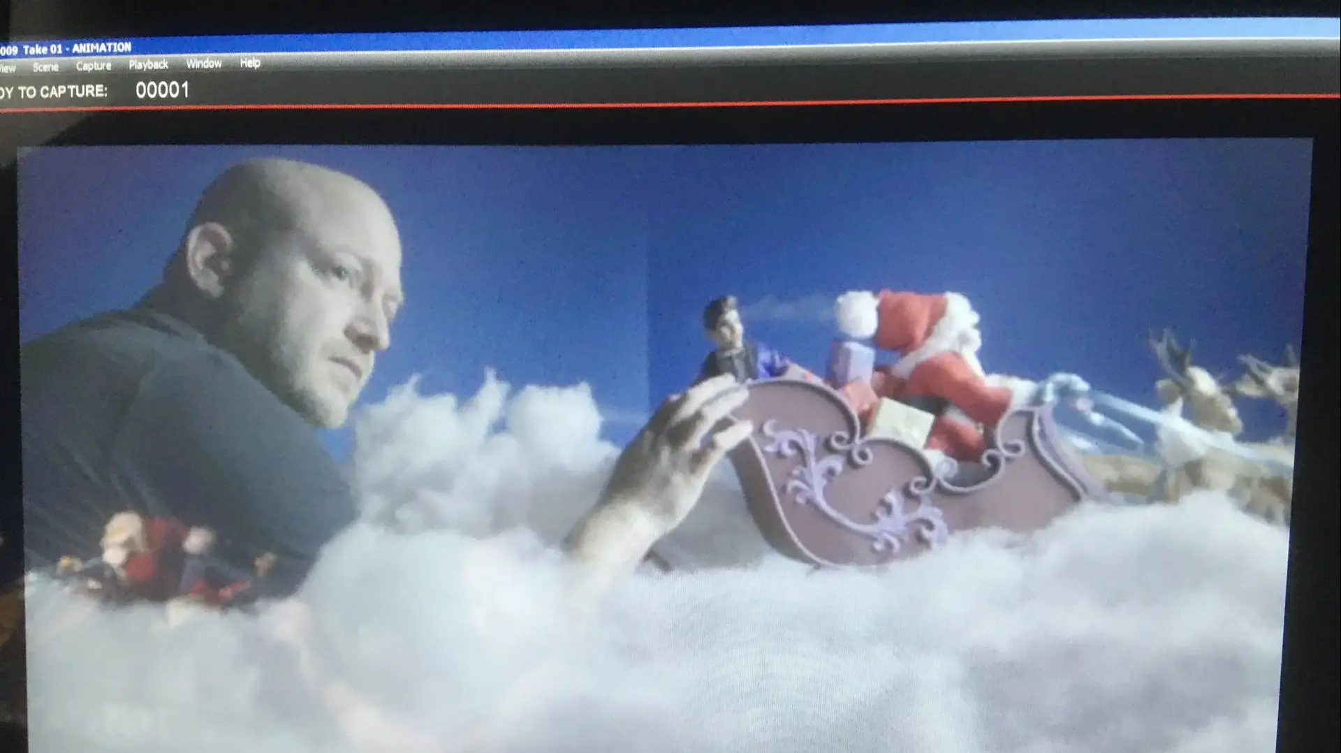 הבמאי ליאור מולכו על סט צילומי הקליפ "White Christmas" של מייקל בובלה הבמאי ליאור מולכו על סט צילומי הקליפ "White Christmas" של מייקל בובלה