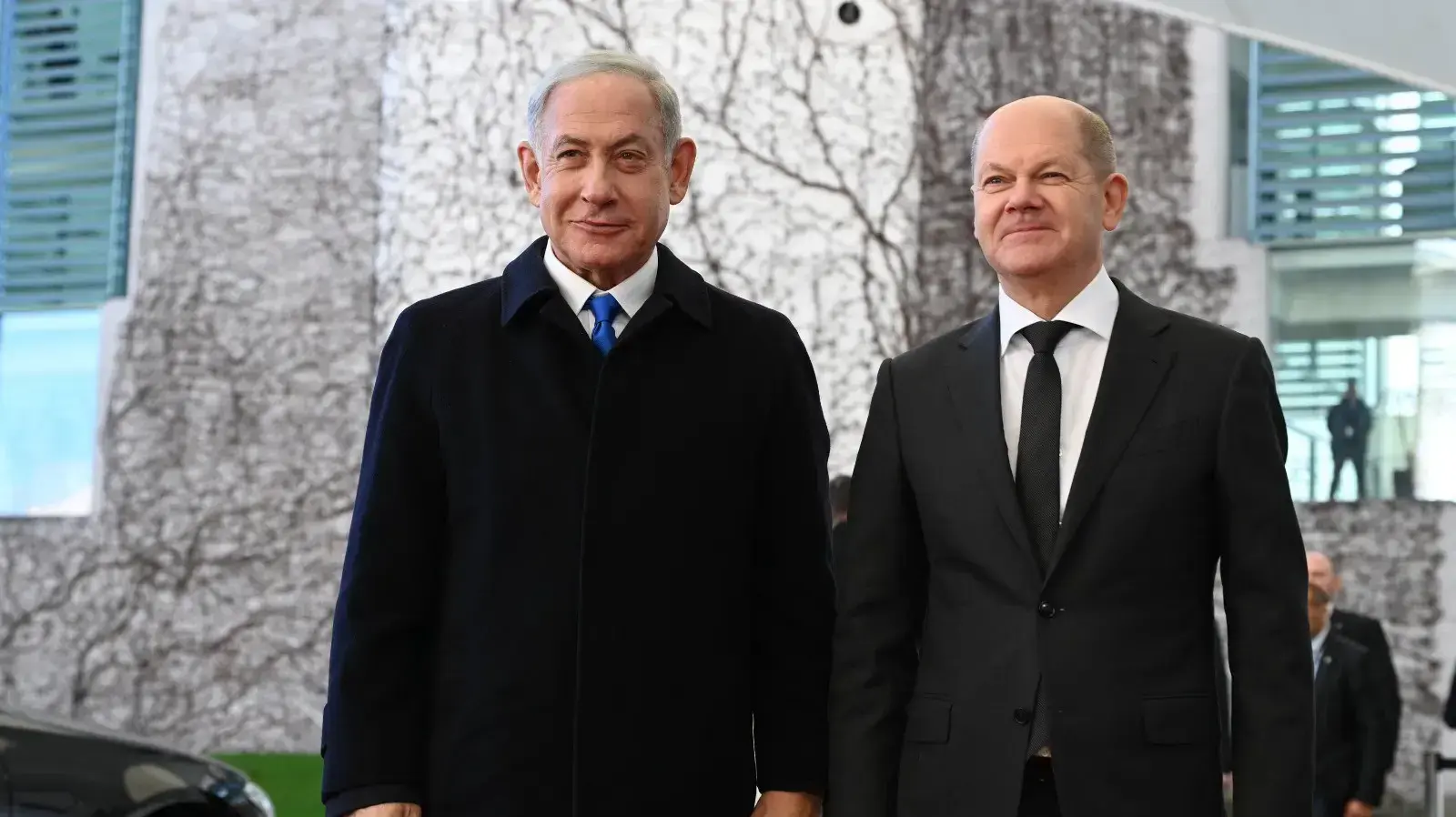 ראש הממשלה בנימין נתניהו נפגש עם קנצלר גרמניה אולף שולץ, במשרד הקנצלר בברלין, 16 במרץ 2023