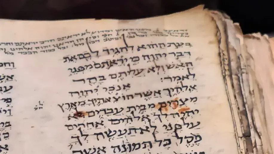 "קודקס ששון", התנ"ך השלם הקדום ביותר בעולם במוזיאון "אנו" "קודקס ששון", התנ"ך השלם הקדום ביותר בעולם במוזיאון "אנו"