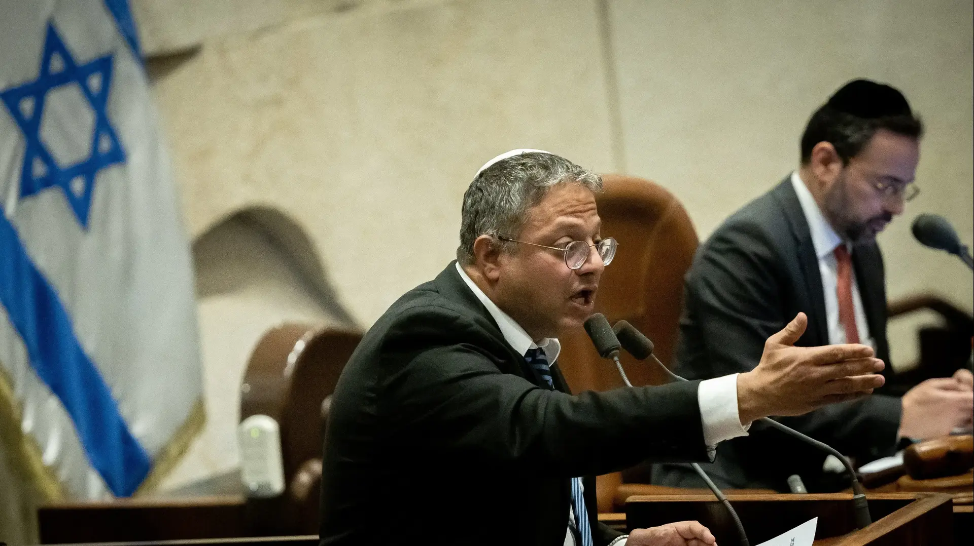 בן גביר במליאת הכנסת 22 במרץ 2023 בן גביר במליאת הכנסת 22 במרץ 2023