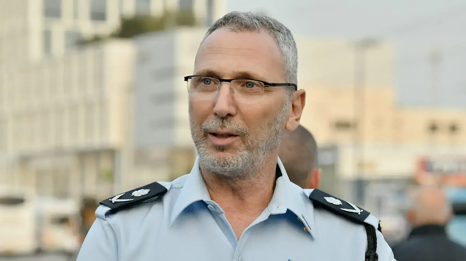 עמי אשד בהפגנה נגד המהפכה המשפטית, בני ברק. 23 במרץ 2023