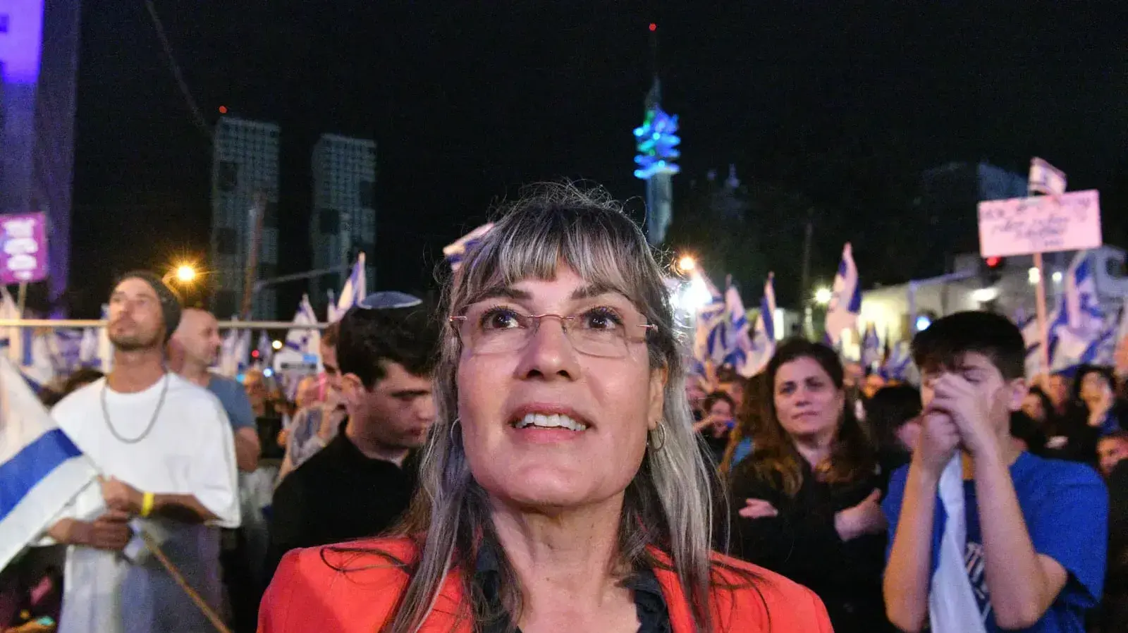 סופי בן דור, הפגנה נגד המהפכה המשפטית,קפלן ת"א, 25 במרץ 2023