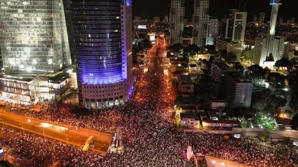הפגנה נגד המהפכה המשפטית,קפלן ת"א, 25 במרץ 2023