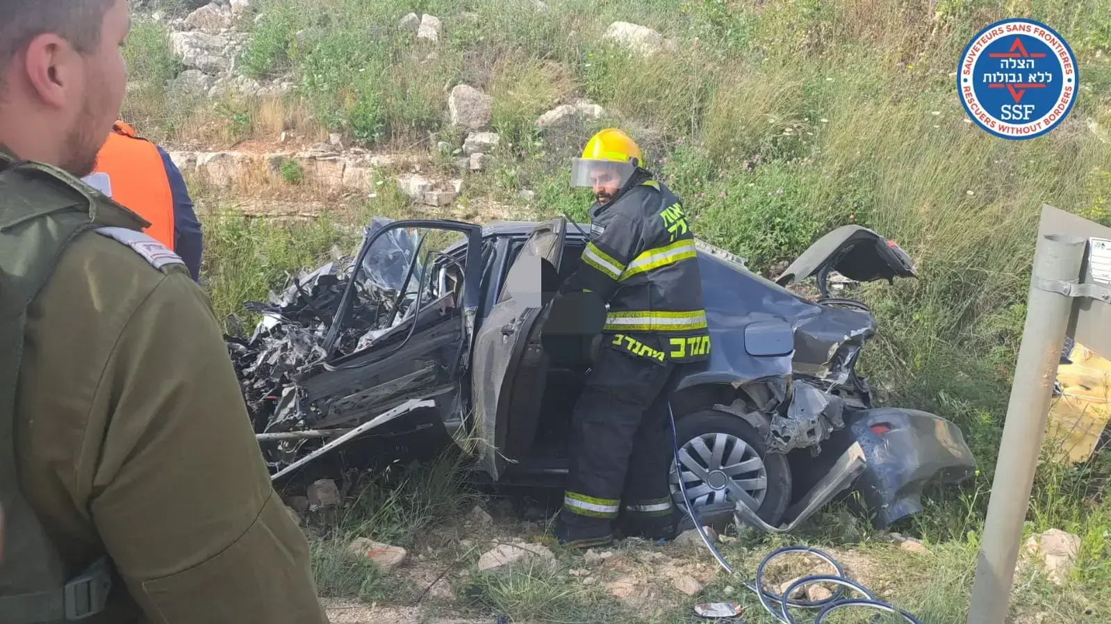 תאונת דרכים בכביש 557 סמוך לשופה