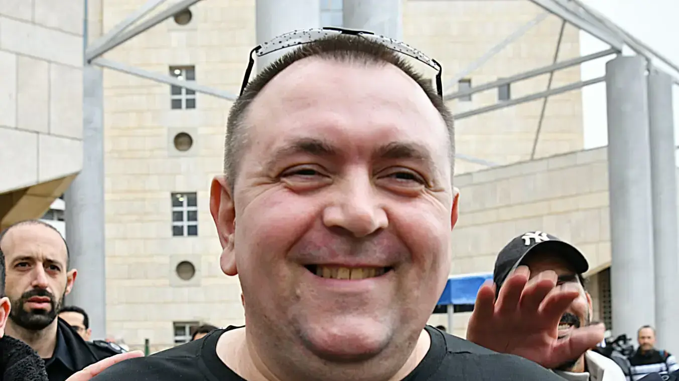 רומן זדורוב לאחר הכרעת הדין במשפט רצח תאיר ראדה, ביהמ"ש המחוזי נצרת, 30 במרץ 2023