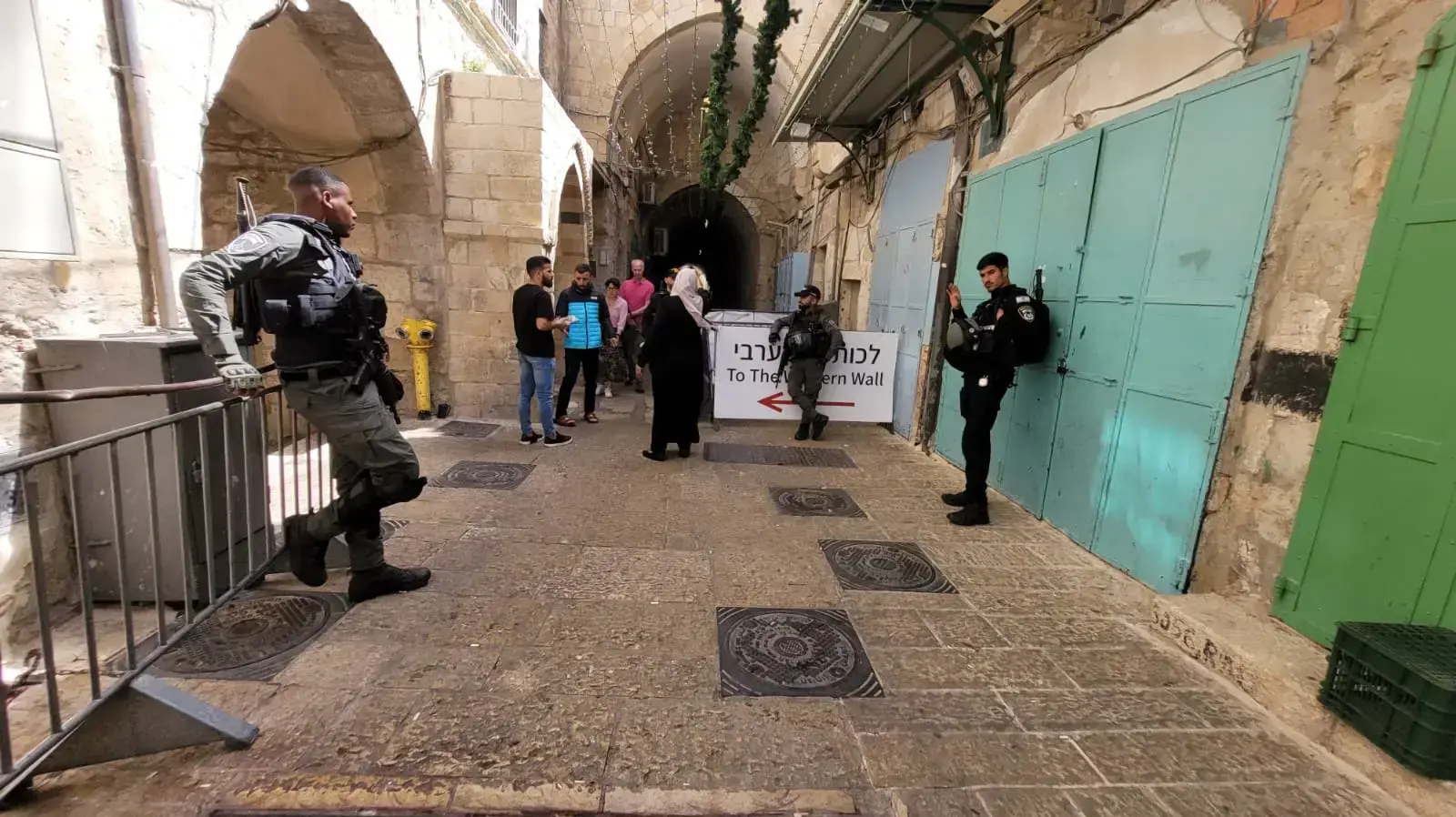היערכות המשטרה לחג הפסח בירושלים. 5 באפריל 2023 היערכות המשטרה לחג הפסח בירושלים. 5 באפריל 2023