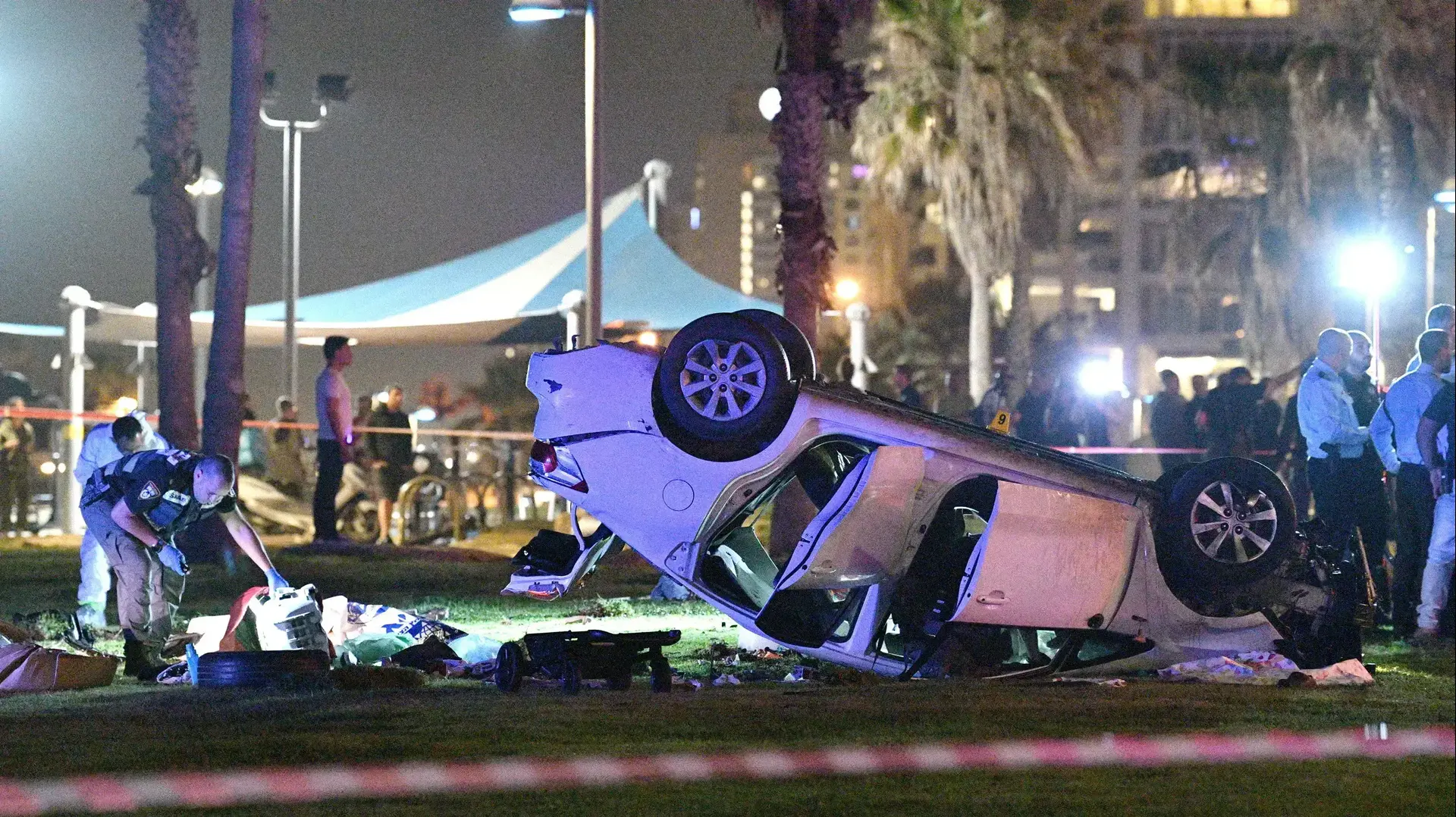 זירת פיגוע, טיילת תל אביב, 7 באפריל 2023 זירת פיגוע, טיילת תל אביב, 7 באפריל 2023