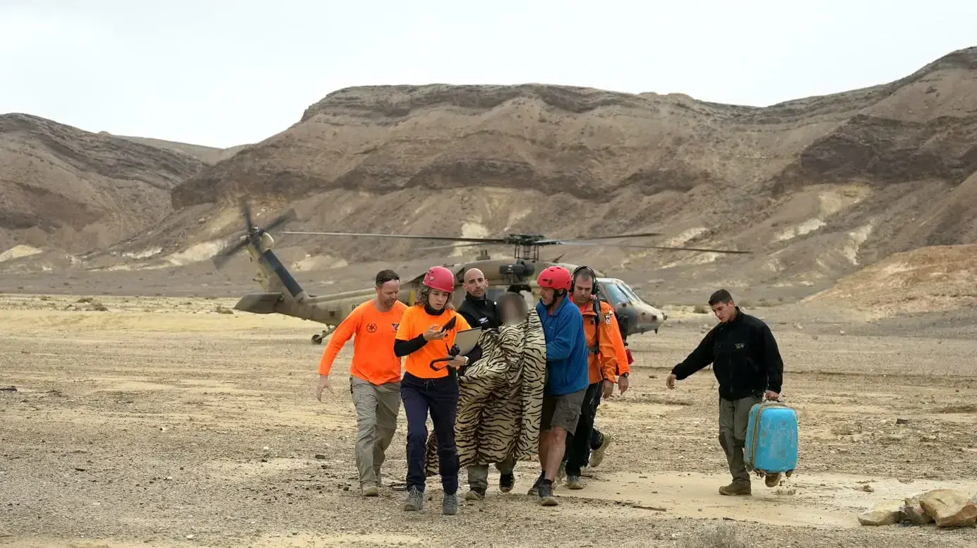 חילוץ הנעדרת מהשיטפונות בדרום, 11 באפריל 2023
חילוץ הנעדרת מהשיטפונות בדרום, 11 באפריל 2023