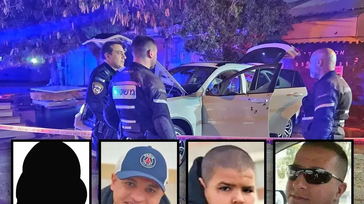 פאדי נג'אר, מחמד אבו הוואש, חמזה אבו גאנם, אישה מכסייפה פאדי נג'אר, מחמד אבו הוואש, חמזה אבו גאנם, אישה מכסייפה