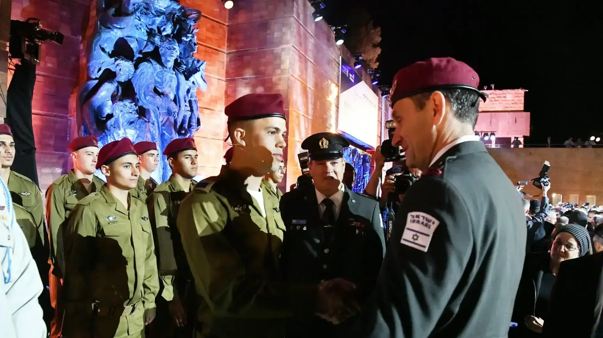 הרמטכ"ל הרצי הלוי בטקס יום הזיכרון לשואה ולגבורה. יד ושם, ירושלים. 17 באפריל 2023 הרמטכ"ל הרצי הלוי בטקס יום הזיכרון לשואה ולגבורה. יד ושם, ירושלים. 17 באפריל 2023
