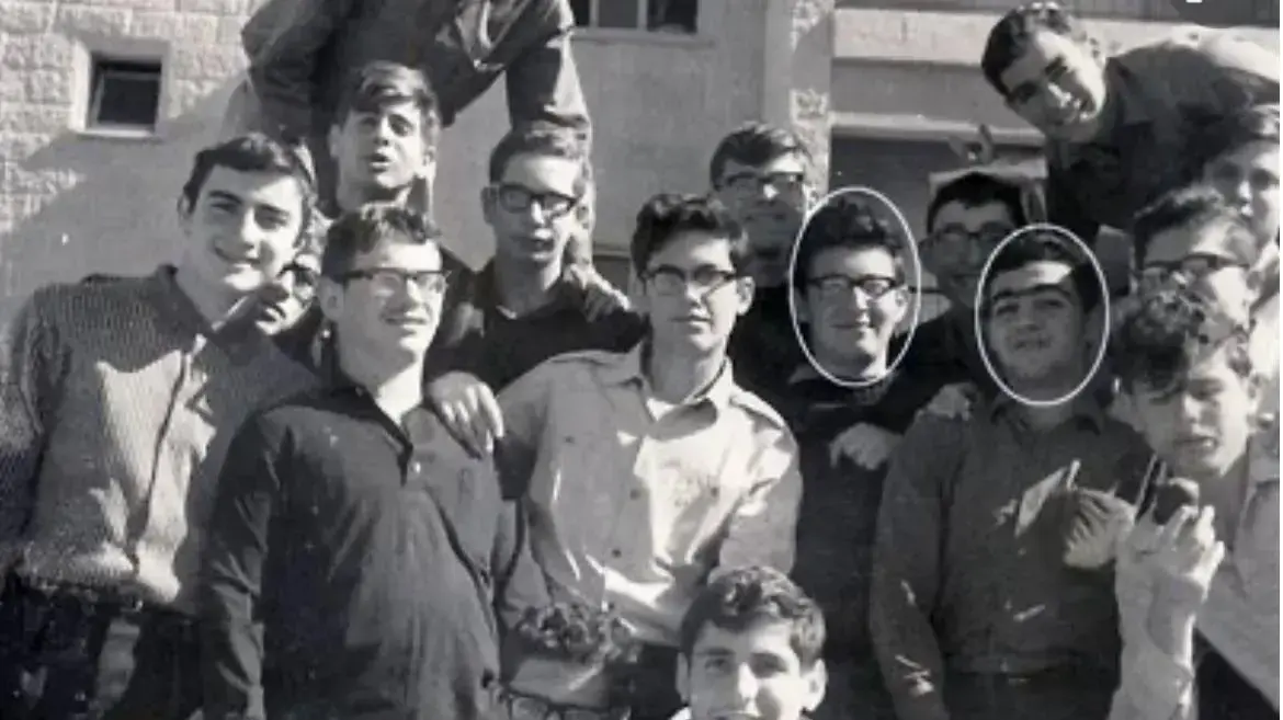 דב אינדיג וחיים סבתו בישיבה דב אינדיג וחיים סבתו בישיבה