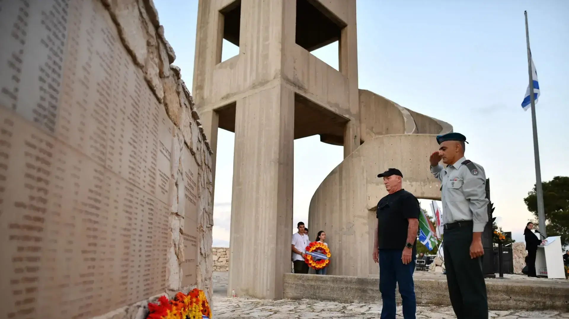 טקס חללי התנועה הקיבוצית. 20 באפריל 2022