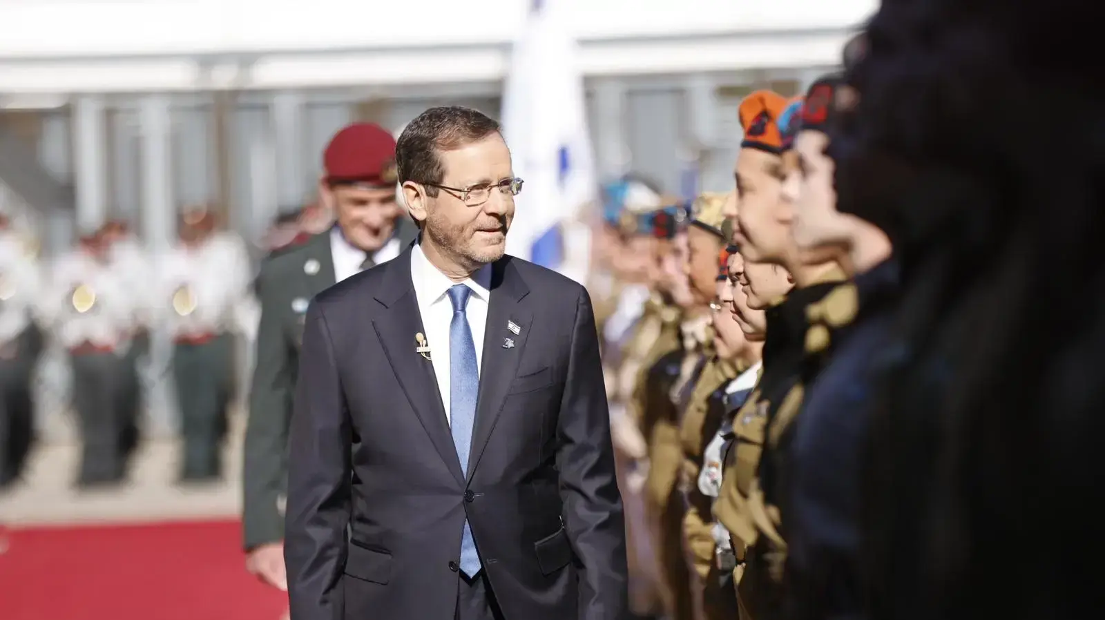 יצחק הרצוג בטקס המצטיינים בבית הנשיא. 26 באפריל 2023