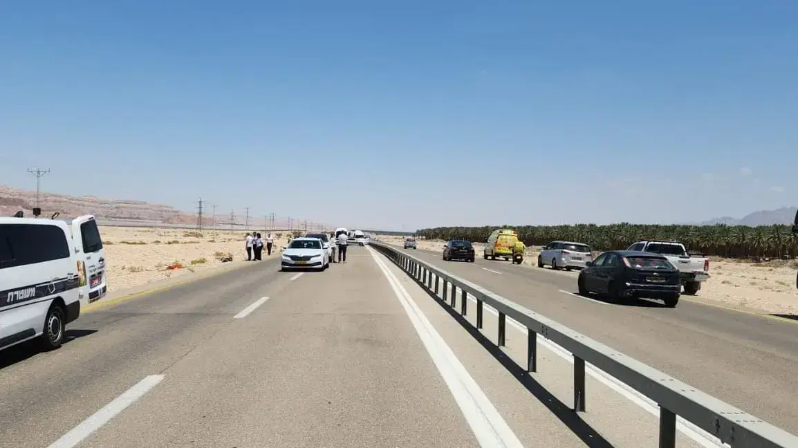 רוכב אופניים נהרג מפגיעת רכב בכביש 90 סמוך לבאר אורה. 29 באפריל 2023