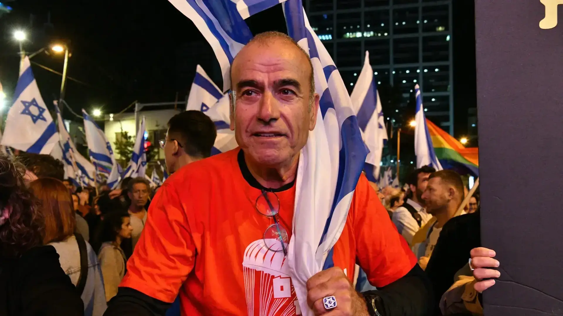 יום טוב סמיה, הפגנה נגד המהפכה המשפטית,תל אביב, 29 באפריל 2023