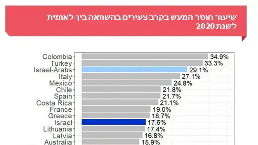 דו"ח על חוסר מעש של צעירים בחברה הערבית דו"ח על חוסר מעש של צעירים בחברה הערבית