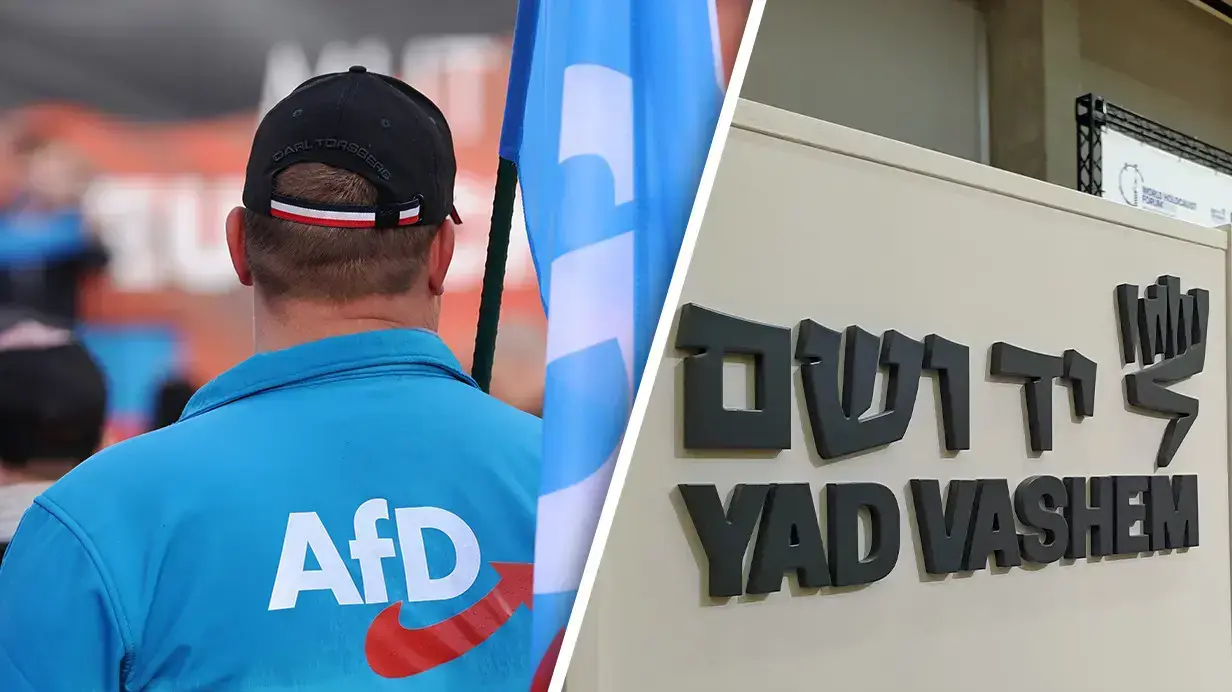 יד ושם, מפגין של מפלגת AFD