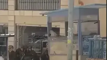 זירת פיגוע דקירה,עינאבוס, 4 במאי 2023 זירת פיגוע דקירה,עינאבוס, 4 במאי 2023