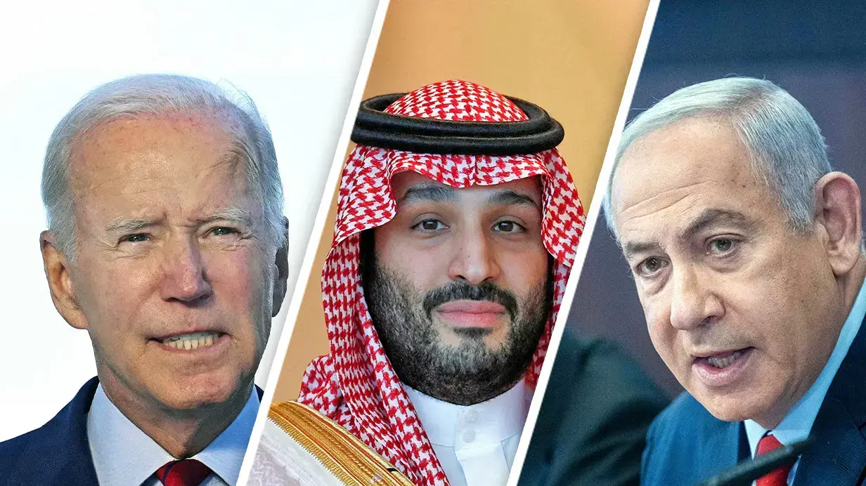 בנימין נתניהו, מוחמד בן סלמאן, ג'ו ביידן
