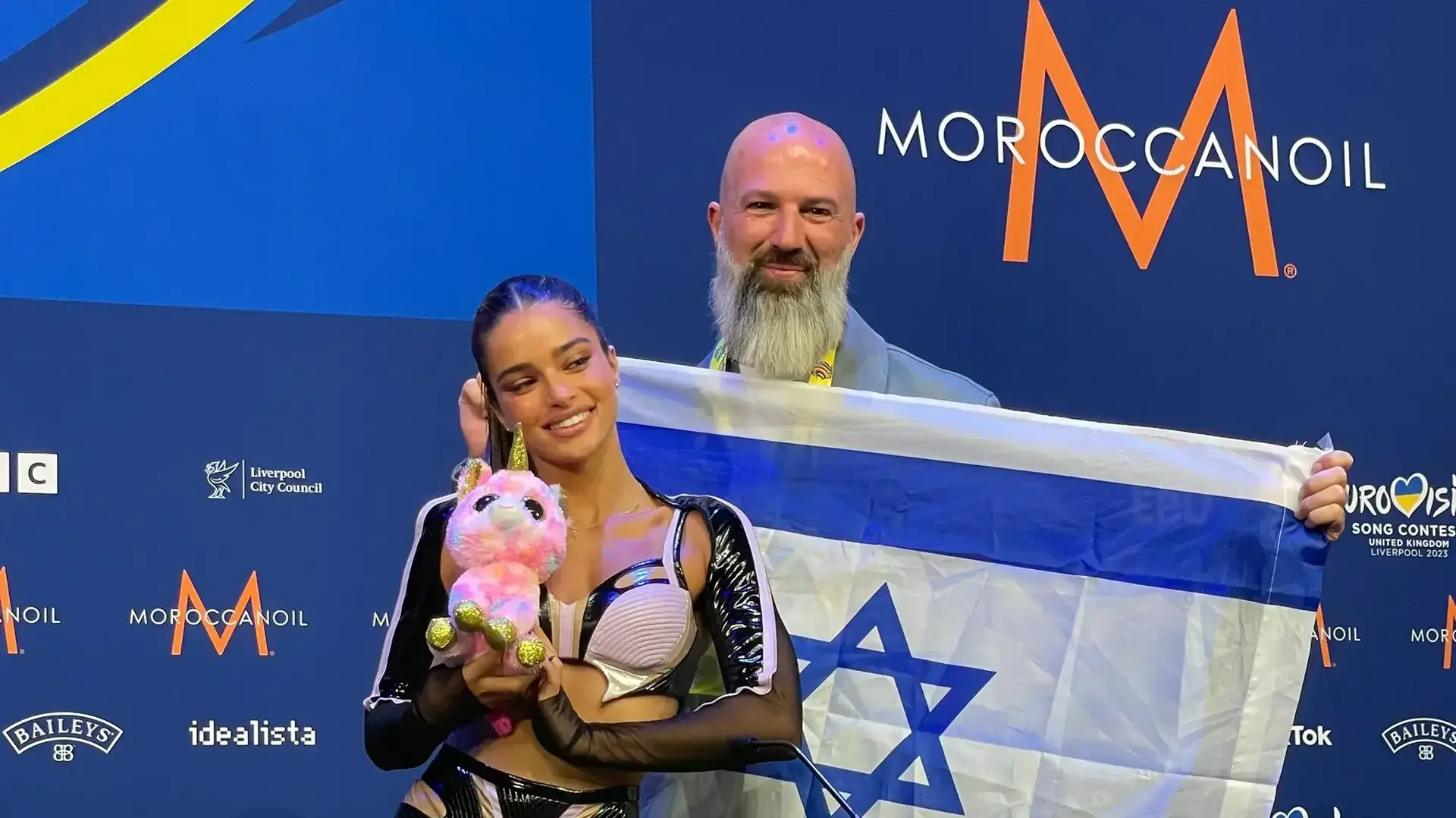 נועה קירל במסיבת עיתונאים אחרי חצי גמר האירוויזיון נועה קירל במסיבת עיתונאים אחרי חצי גמר האירוויזיון