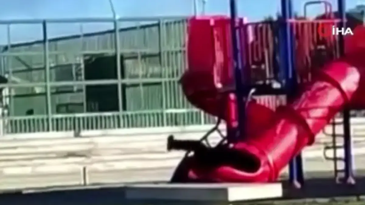 נשיא צ'ילה נתקע במגלשה