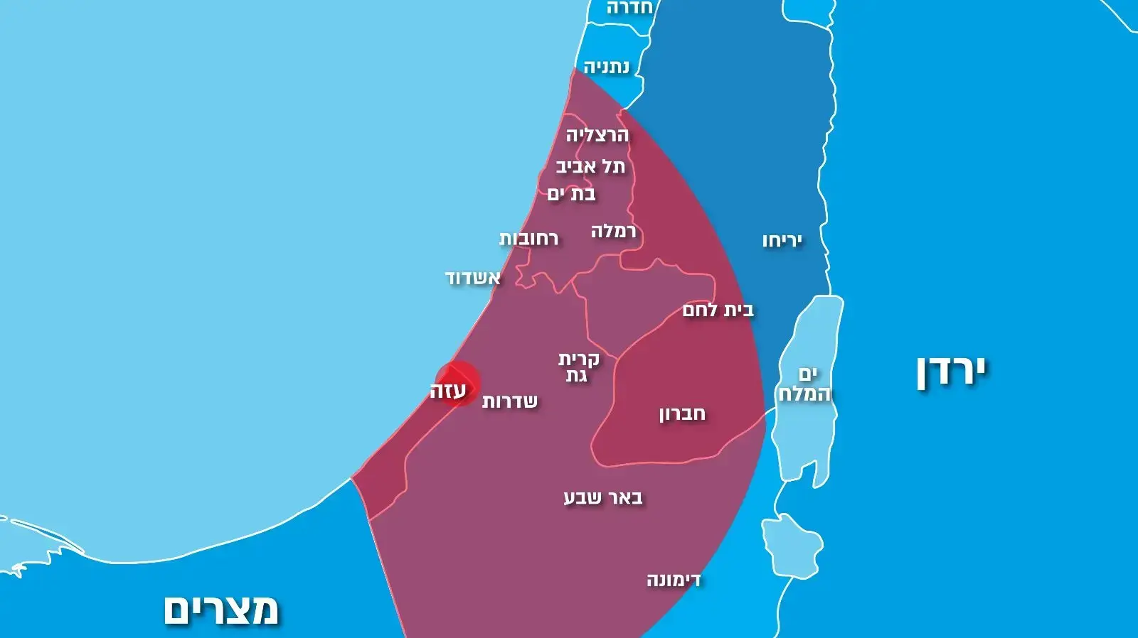 מפת המצב המיוחד בעורף בטווח של 80 ק"מ מגבול רצועת עזה
10 במאי 2023 מפת המצב המיוחד בעורף בטווח של 80 ק"מ מגבול רצועת עזה
10 במאי 2023