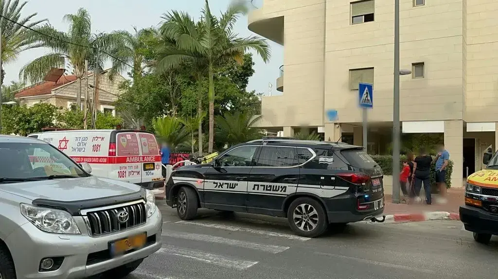 זירת הרצח בראשון לציון, 12 במאי 2023 זירת הרצח בראשון לציון, 12 במאי 2023