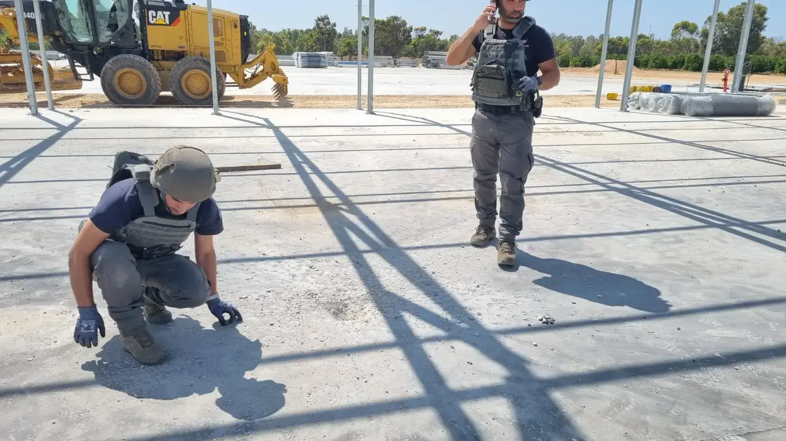 זירת הנפילה ליד שוקדה, 13 במאי 2023 זירת הנפילה ליד שוקדה, 13 במאי 2023