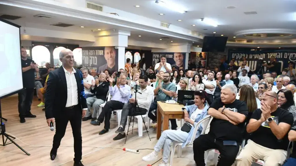כנס בחירות ברק סרי באשדוד כנס בחירות ברק סרי באשדוד