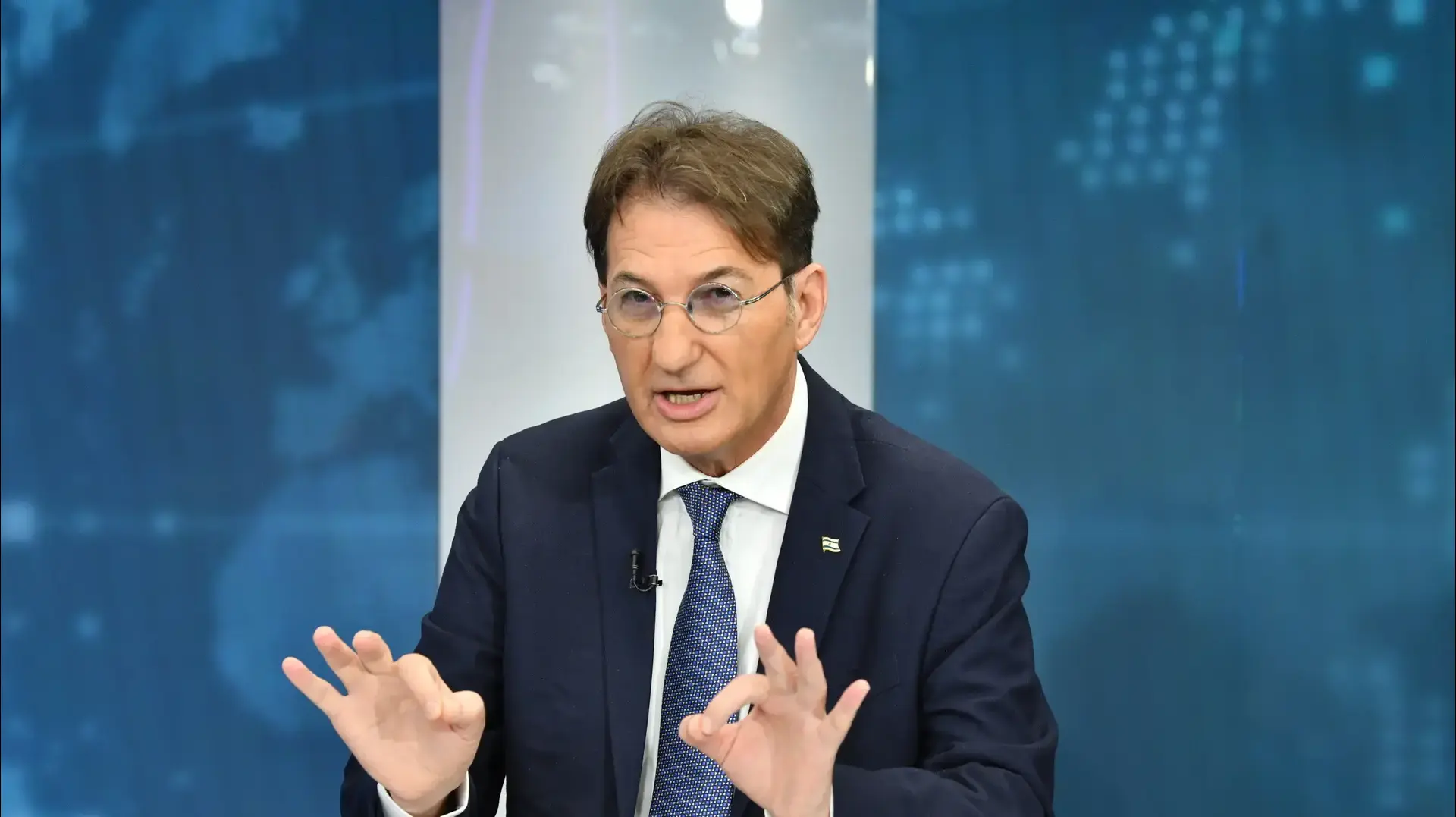 ח"כ בועז ביסמוט ממפלגת הליכוד בראיון באולפן וואלה! 18 במאי 2023