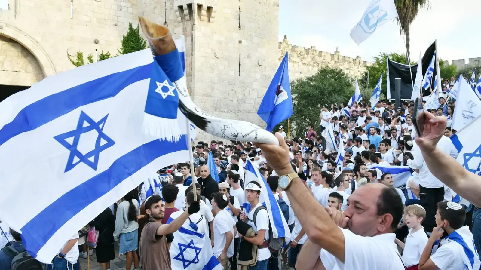 צעדת ירושלים , שער שכם יום ירושלים. 18 במאי 2023 צעדת ירושלים , שער שכם יום ירושלים. 18 במאי 2023