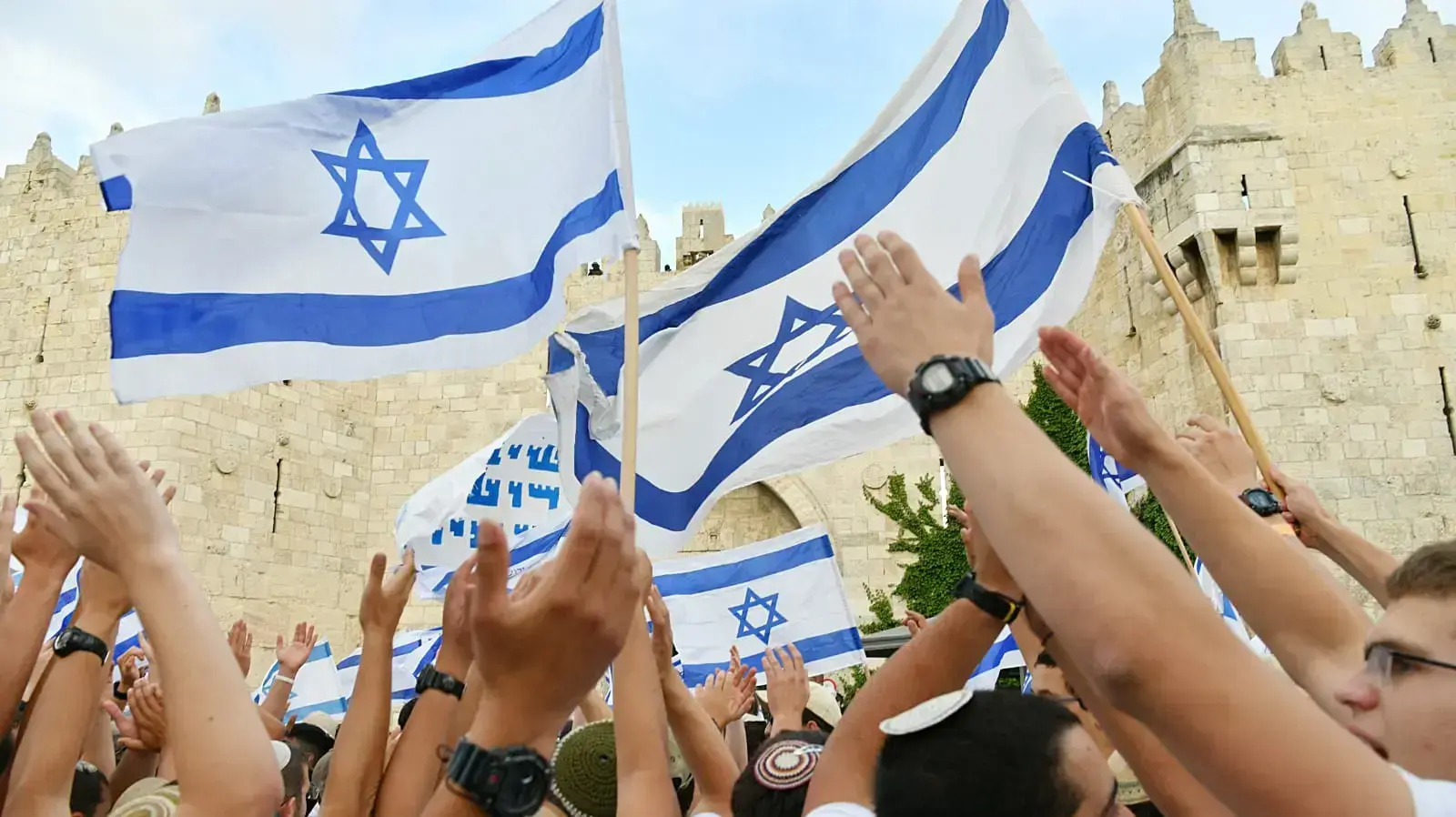 צעדת ירושלים , שער שכם יום ירושלים. 18 במאי 2023 צעדת ירושלים , שער שכם יום ירושלים. 18 במאי 2023