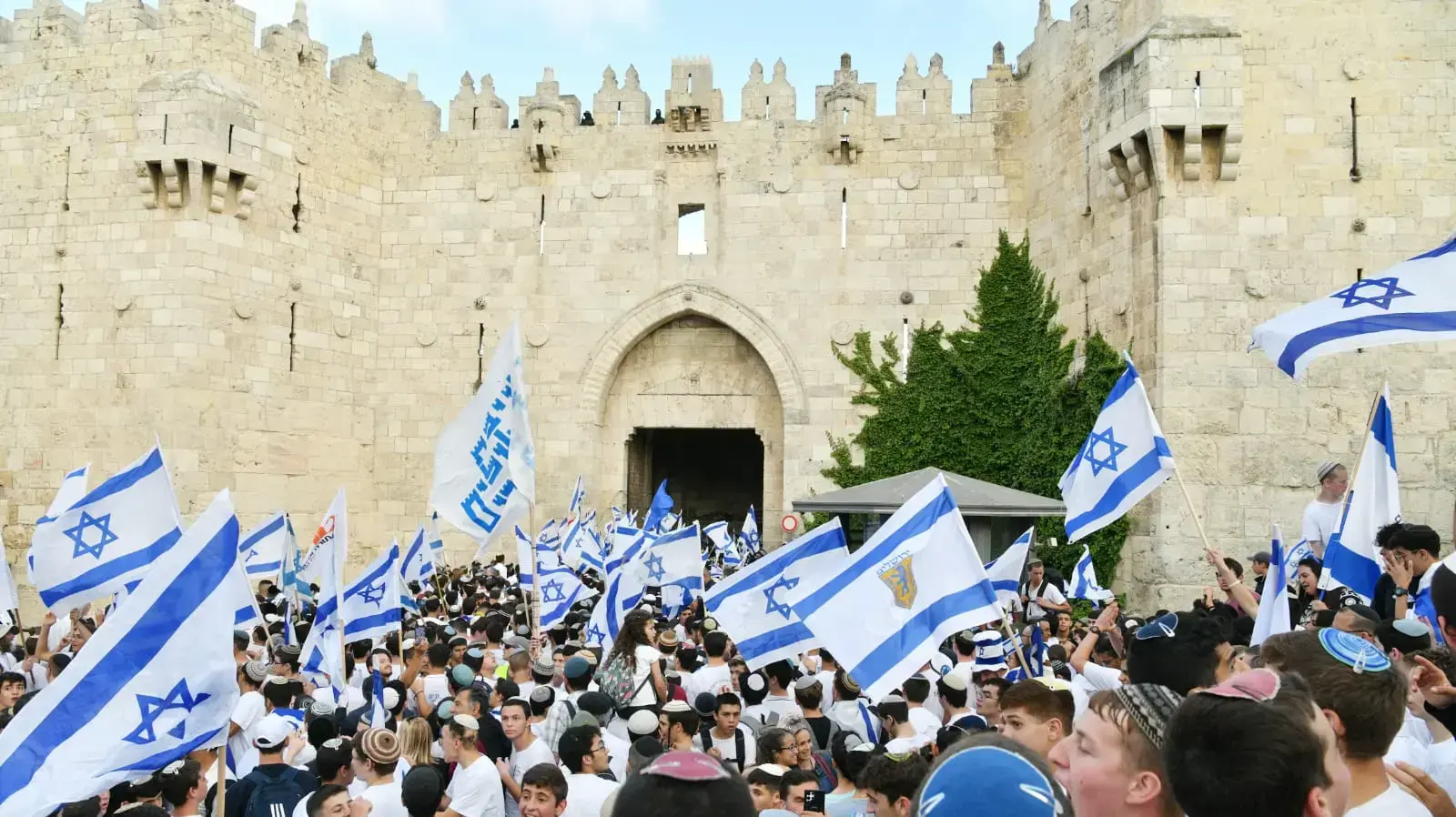 צעדת ירושלים , שער שכם יום ירושלים. 18 במאי 2023