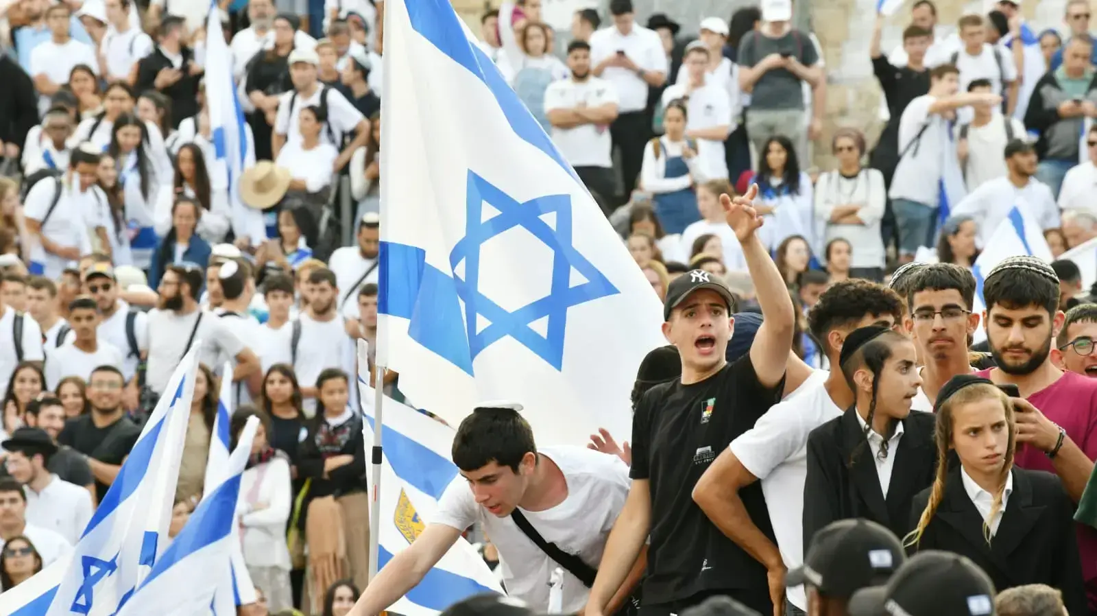 צעדת ירושלים , שער שכם יום ירושלים. 18 במאי 2023