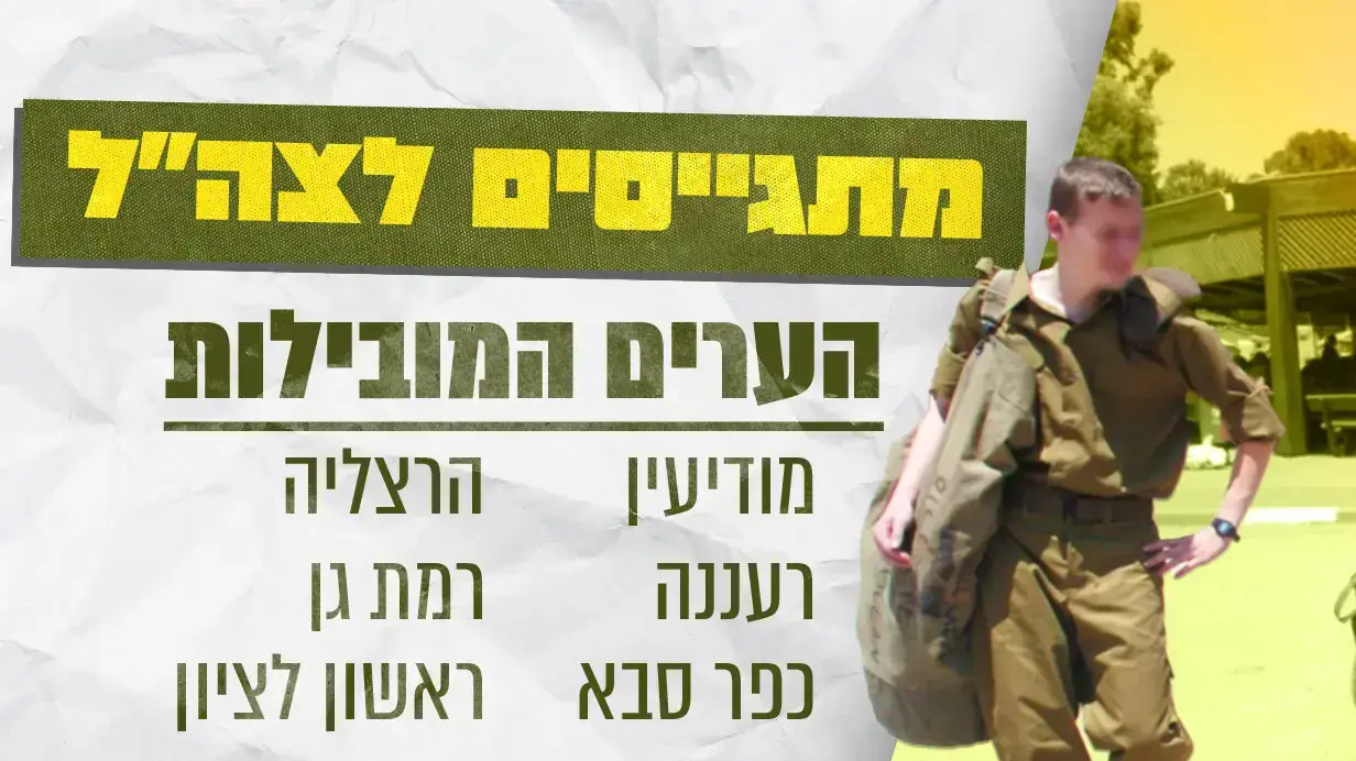 הערים הגדולות, נתוני הגיוס לצה"ל במסגרת ליגת הערים