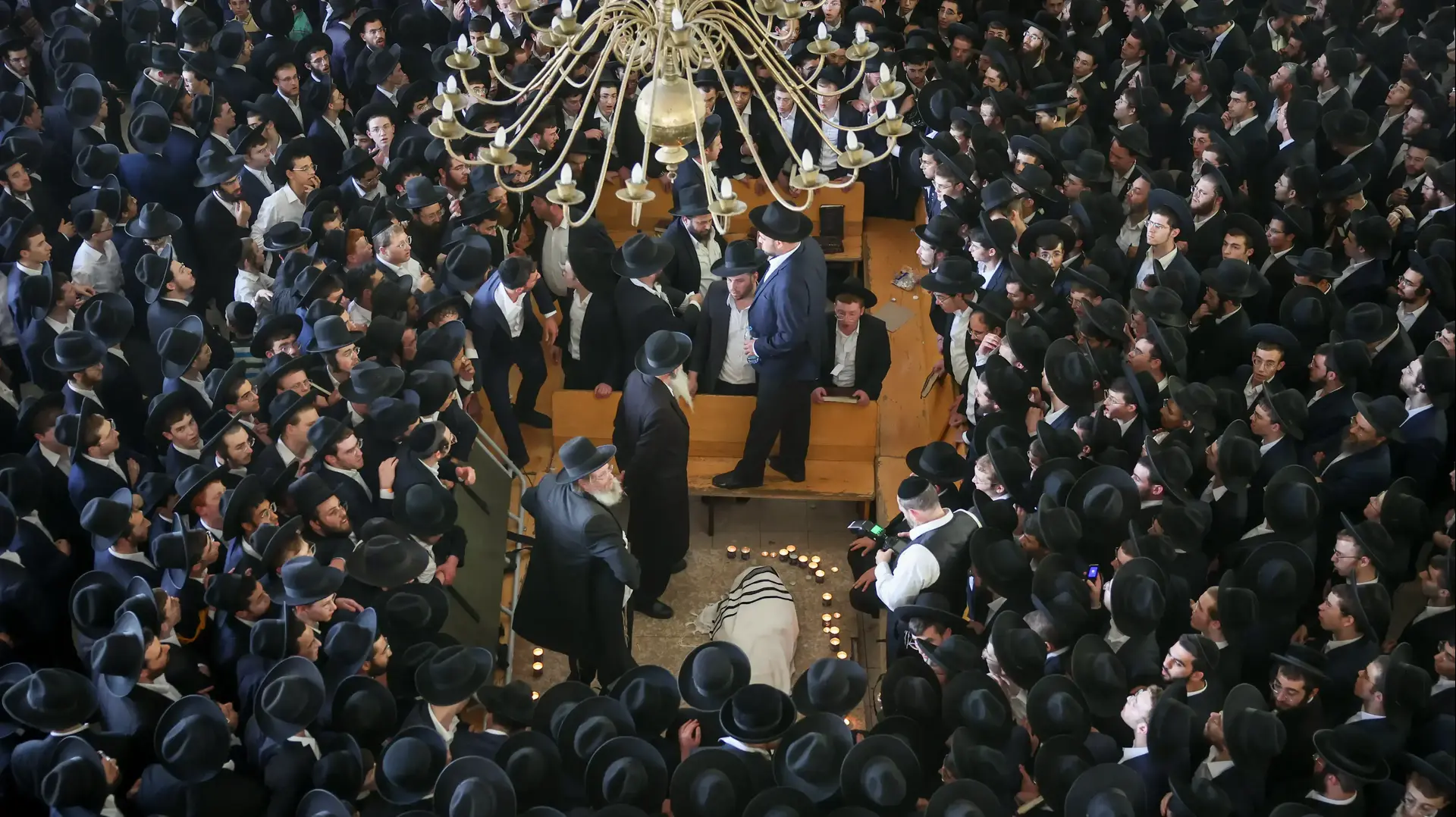הלווית הרב גרשון אדלשטיין, ישיבת פוניבז', בני ברק, 30 במאי 2023 הלווית הרב גרשון אדלשטיין, ישיבת פוניבז', בני ברק, 30 במאי 2023