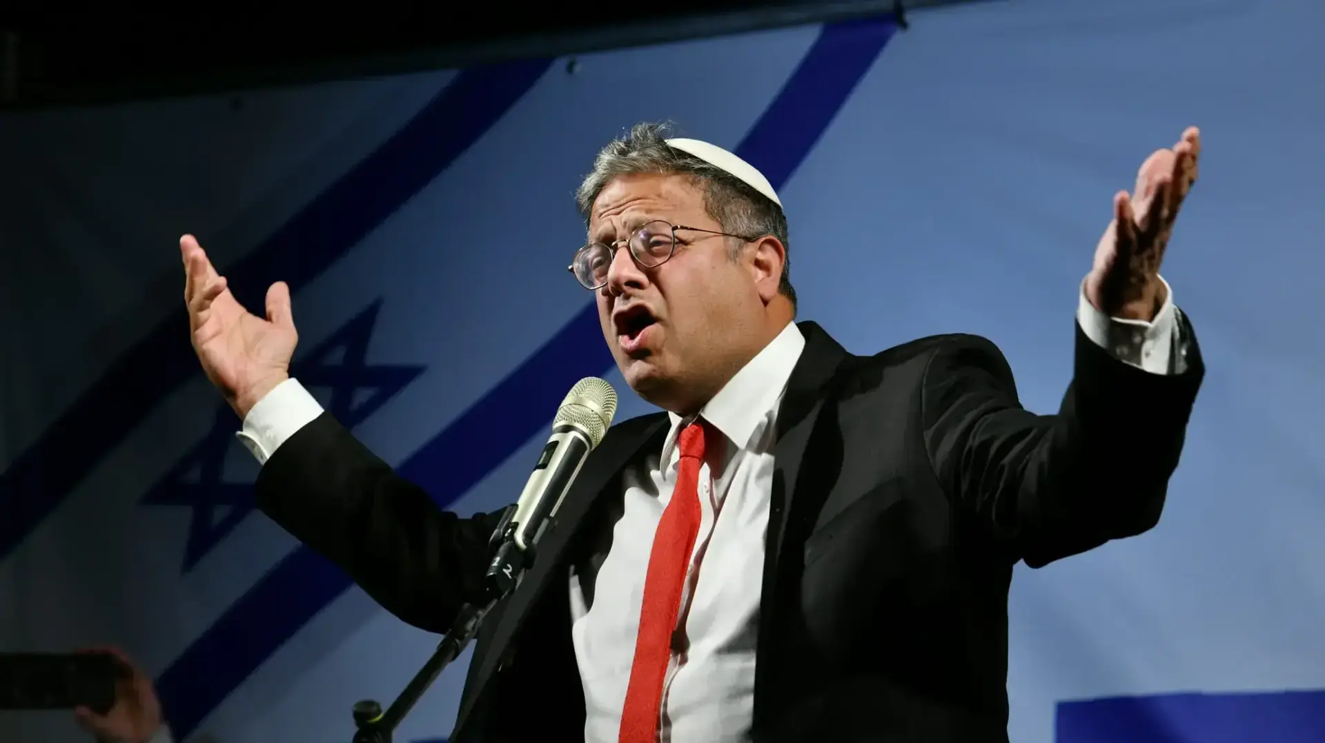 איתמר בן גביר, הפגנת הימין בעד המהפכה המשפטית, רחבת מוזיאון ת"א,ת"א 1 ביוני 2023