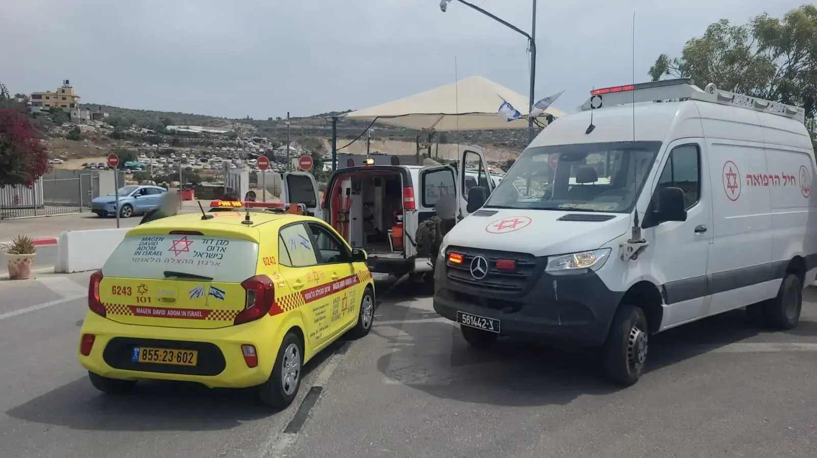 פיגוע ירי לעבר רכב ישראלי, מעבר ריחן, 13 ביוני 2023 פיגוע ירי לעבר רכב ישראלי, מעבר ריחן, 13 ביוני 2023