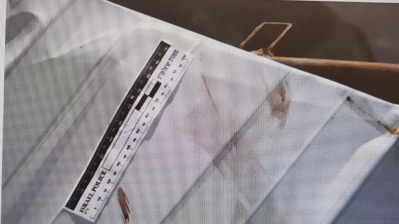כתמי דם של פורץ הובילה את המשטרה אליו ואל שותפו לפשע. 