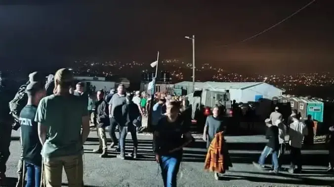 ראש מועצת שומרון יוסי דגן ביישוב אביתר, לאחר הפיגוע בעלי, 21 ביוני 2023