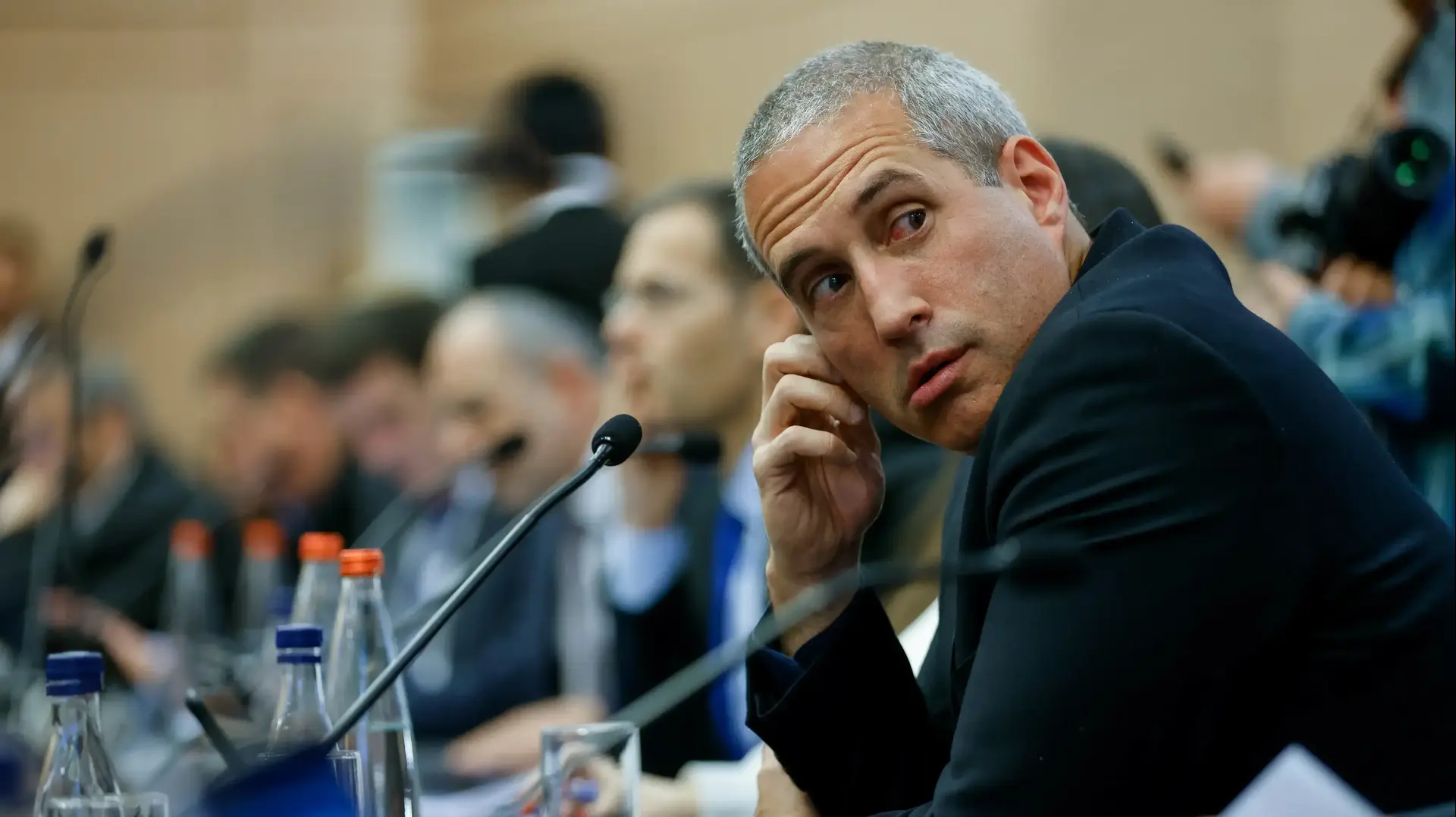 חנוך מילביצקי בדיון בכנסת, 13 במרץ 2023 חנוך מילביצקי בדיון בכנסת, 13 במרץ 2023