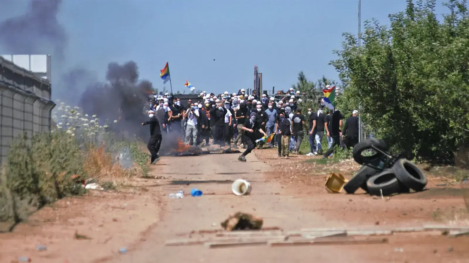 הפרות סדר של דרוזים המתנגדים לעבודות להקמת הטורבינות בצפון הגולן