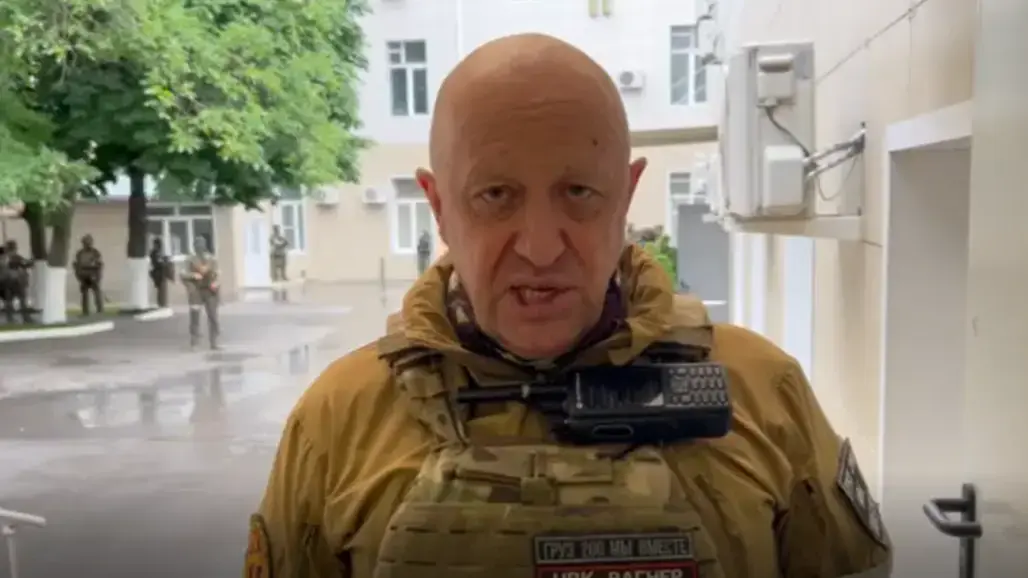 מפקד קבוצת שכירי החרב הרוסית "ואגנר" יבגני פריגוז'ין. 24 ביוני 2023