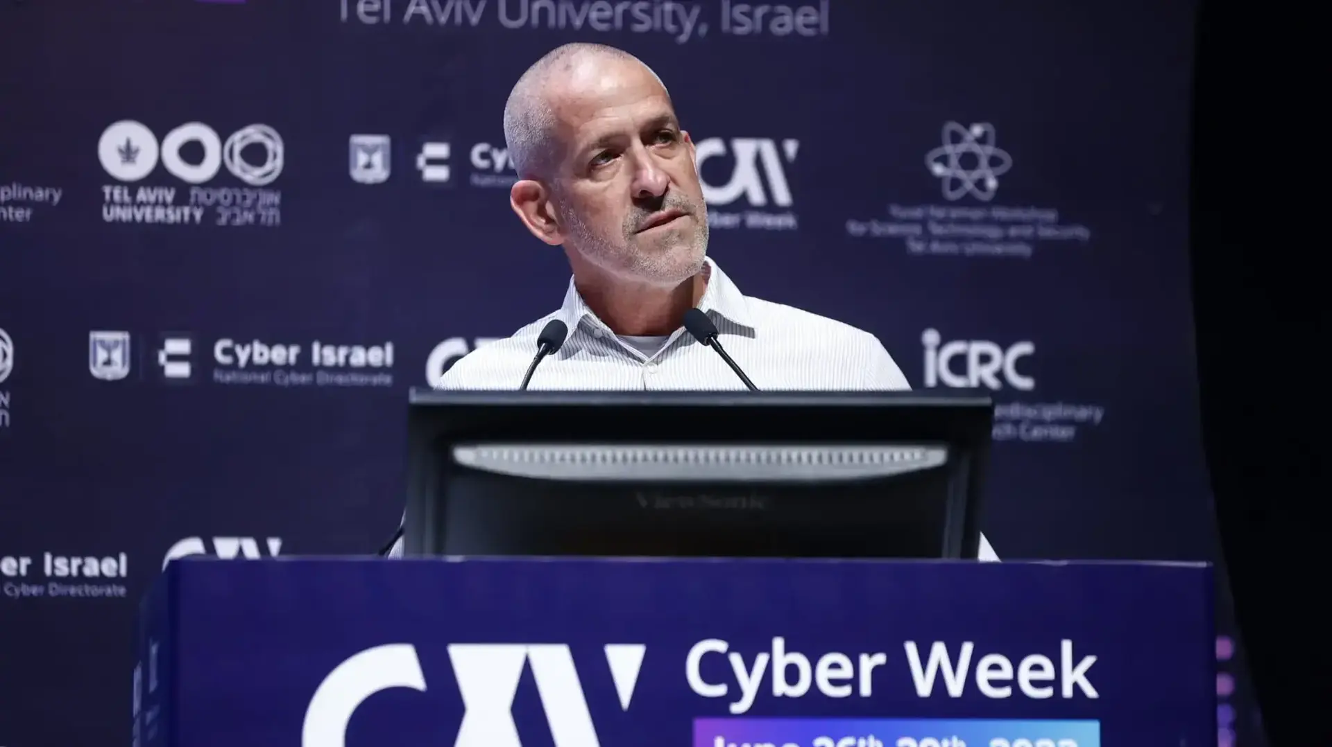 ראש השב"כ רונן בר,שבוע הסייבר, אוניברסיטת תל אביב.