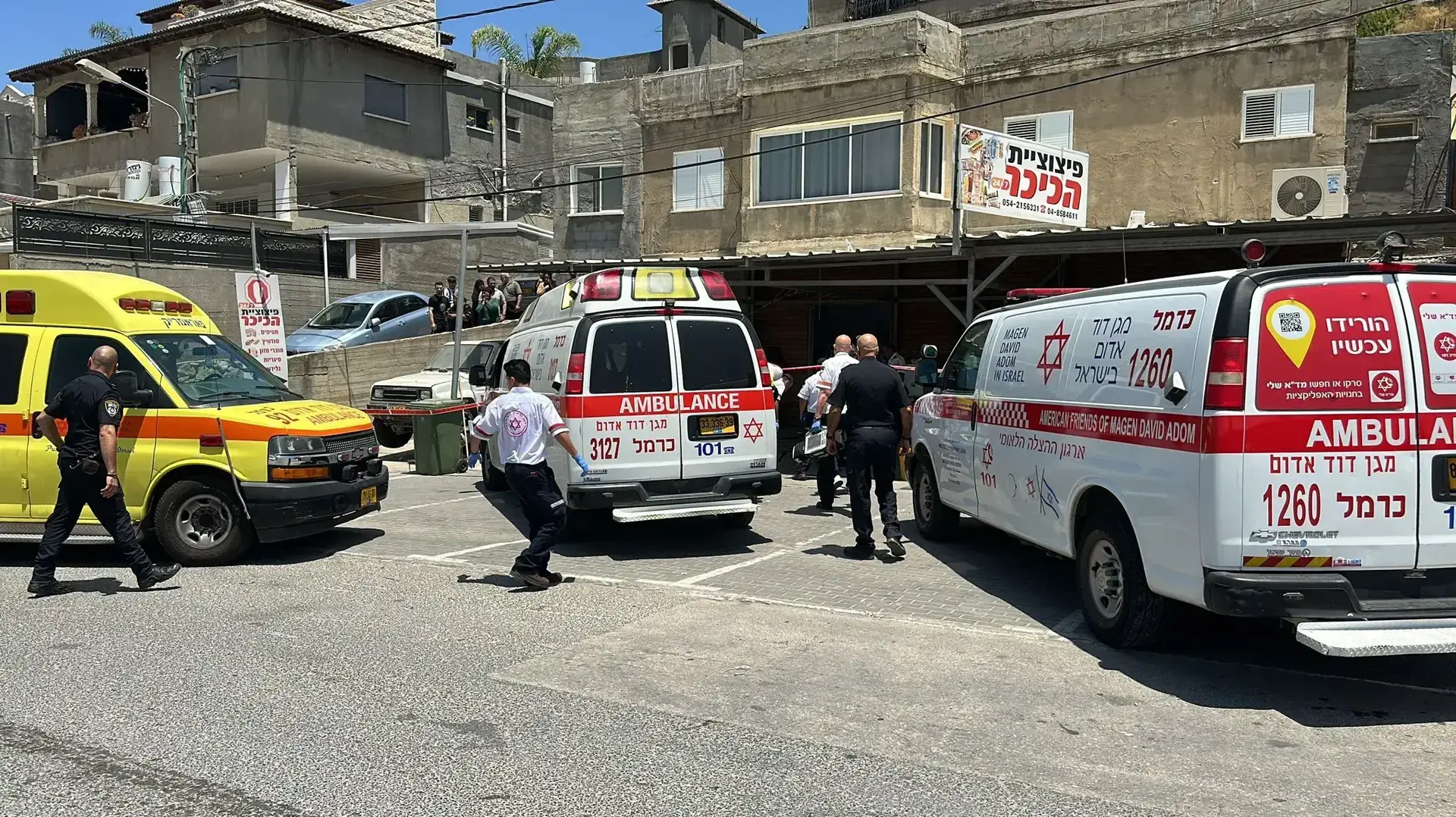 זירת רצח בשפרעם 28 ביוני 2023 זירת רצח בשפרעם 28 ביוני 2023